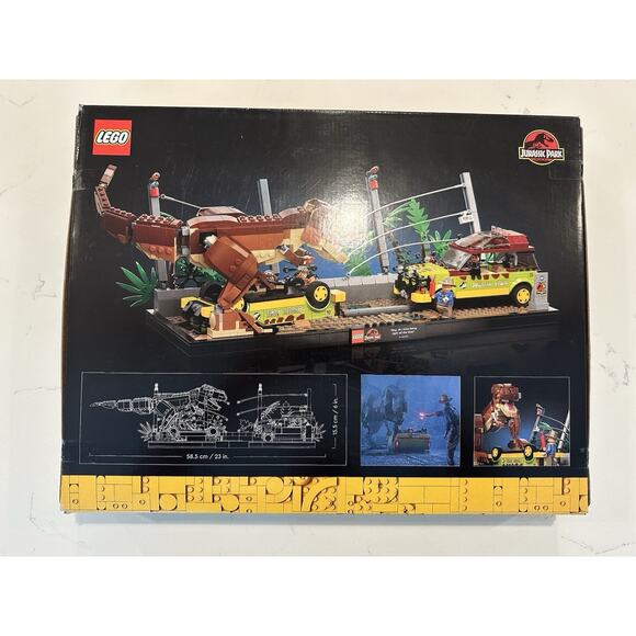 LEGO Jurassic World: T Rex Breakout 76956 - Jurassic Park Scene - Picture 1 of 16